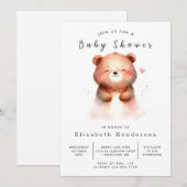 Boho Unique Beer Baby shower Kaart (Voorkant / Achterkant)