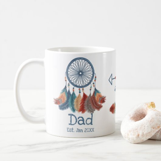 Boho Vader Est. Droomvanger Koffiemok (Met donut)