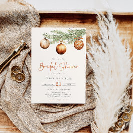 Boho Vakantie Bruidsdouche Winter Kaart