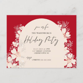 Boho Vakantiefeest in Desert Red Briefkaart
