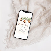 Boho Vakantiefeest Winteruitnodiging Kaart