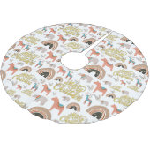 Boho vakantieseizoen kerstboom rok (Gekanteld)