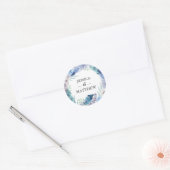 Boho veer bruiloft Dank u stickers (Envelop)