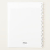 Boho Veer Gepersonaliseerde Dag Planner Agenda 202 (Achterkant)