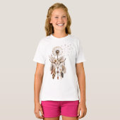 Boho Veer Westerse Paardenbloem T-shirt (Voorkant volledig)