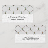 Boho Veerpatroon | Stippenpatroon Visitekaartje (Voorkant / Achterkant)