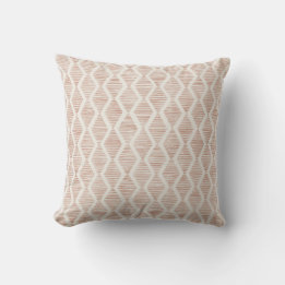 Boho Verbrand Oranje Diamant Geometrisch  Kussen