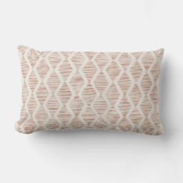 Boho Verbrand Oranje Diamant Geometrisch  Kussen