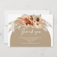 Boho verbrand oranje terracotta koperen florale bo