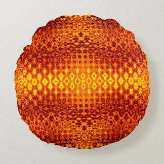 Boho verbrandde sinaasappels gooi rond kussens. kussen
