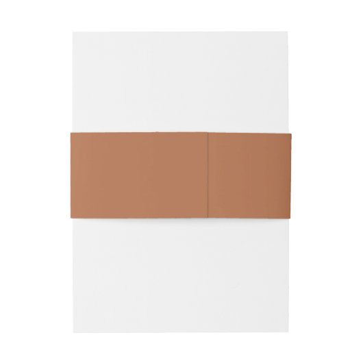 Boho verbrande Sinaasappel Monogram bruiloft Uitnodigingen Wikkel (Achterkant Voorbeeld)