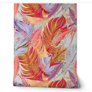 Boho veren behang