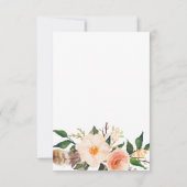 Boho veren Bridal Shower Uitnodiging (Achterkant)