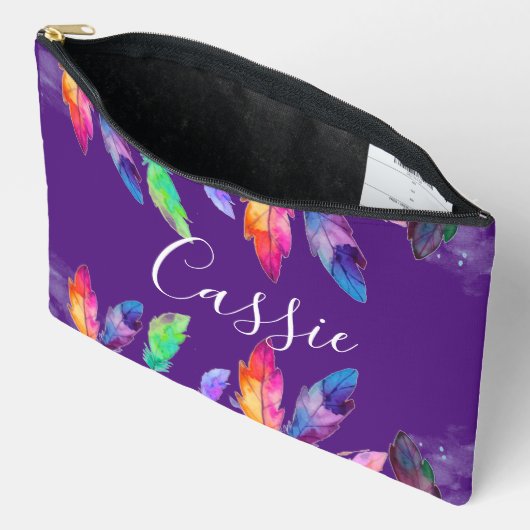 Boho veren gepersonaliseerd etui (Open)