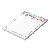 Boho veren gepersonaliseerd notitieblok (Linkerzijde)