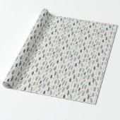 Boho veren naadloos patroon. cadeaupapier (Uitgerold)