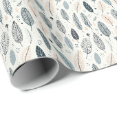 Boho veren naadloos patroon. cadeaupapier (Rol Hoek)