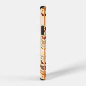 Boho-veren: Naadloos Tribalpatroon iPhone Hoesje (Rechterkant)