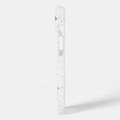 Boho-veren op bespikte achtergrond Aangepast Case-Mate iPhone Case (Achterkant / Links)