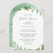 Boho verlaat bruidsdouche uitnodiging (Voorkant / Achterkant)