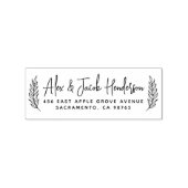 Boho verlaat het Moderne Adres van de Terugkeer va Rubberstempel (Afrduk)