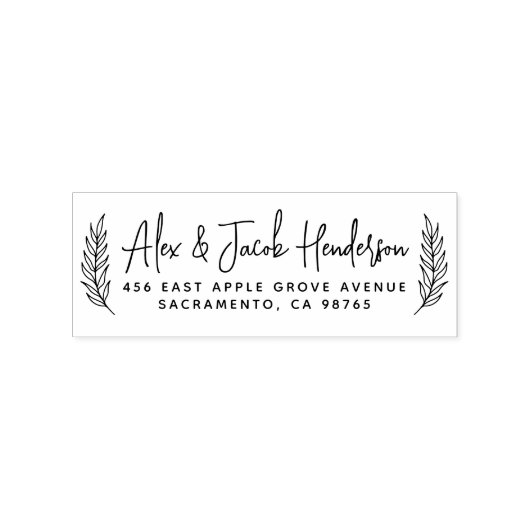 Boho verlaat het Moderne Adres van de Terugkeer va Rubberstempel (Afrduk)