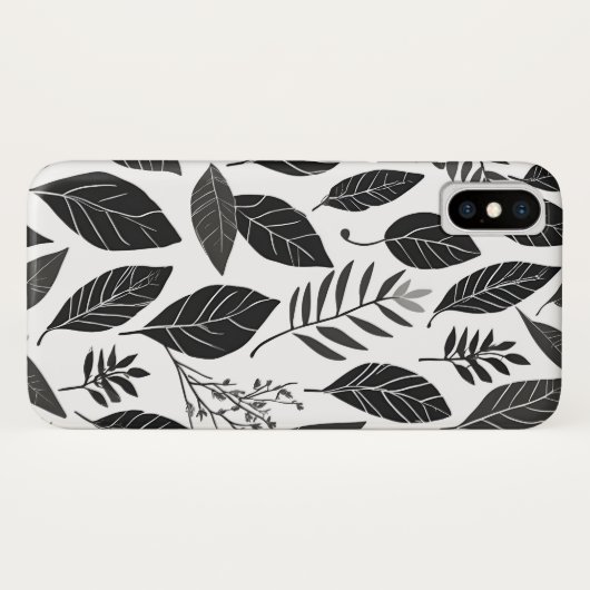 Boho verlaat kunst Case-Mate iPhone case (Achterkant (horizontaal))