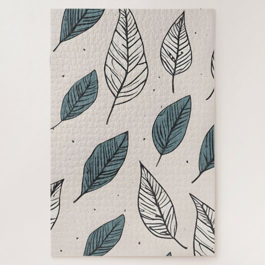 Boho verlaat kunst legpuzzel (Verticaal)