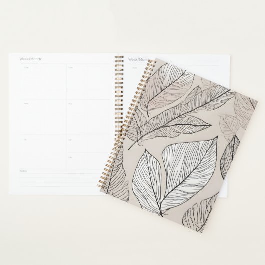 Boho verlaat kunst planner (Display)