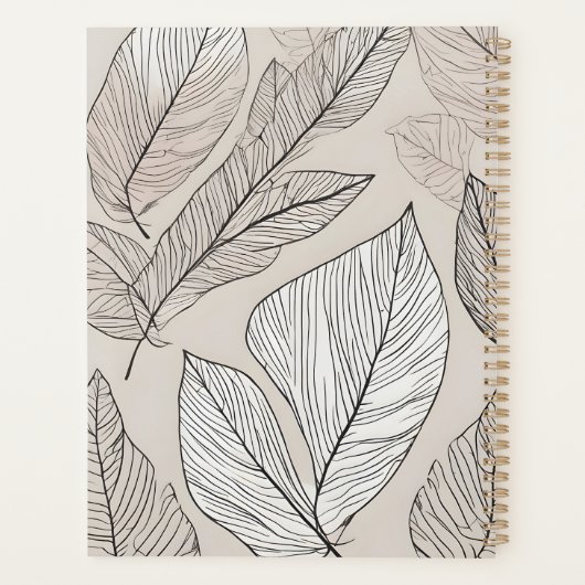 Boho verlaat kunst planner (Achterkant)