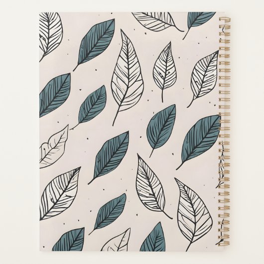 Boho verlaat kunst planner (Achterkant)