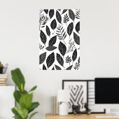 Boho verlaat kunst poster (Thuiskantoor)