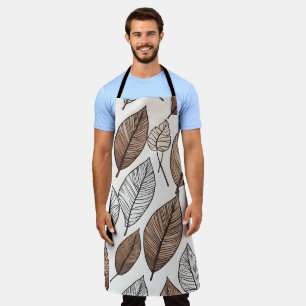 Boho verlaat kunst schort