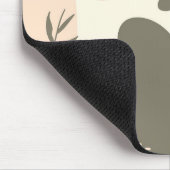 Boho verlaat kunst Spiral Foto Notitieboek Muismat (Hoek)