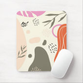 Boho verlaat kunst Spiral Foto Notitieboek Muismat (Met muis)