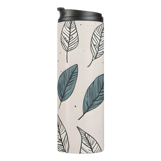 Boho verlaat kunst thermosbeker (Geroteerd rechts)