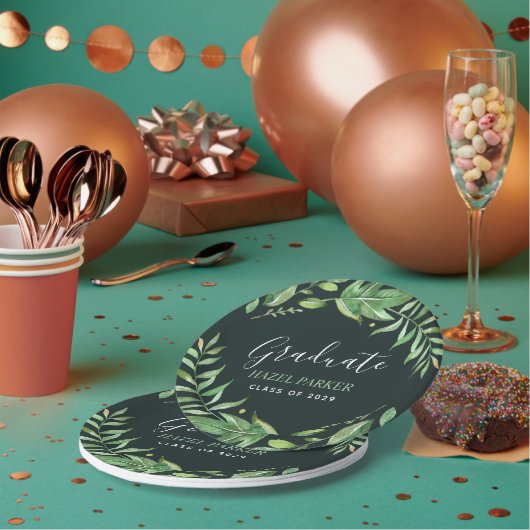 Boho verlaat persoonlijk Afstuderen Papieren Bordje (Multi)