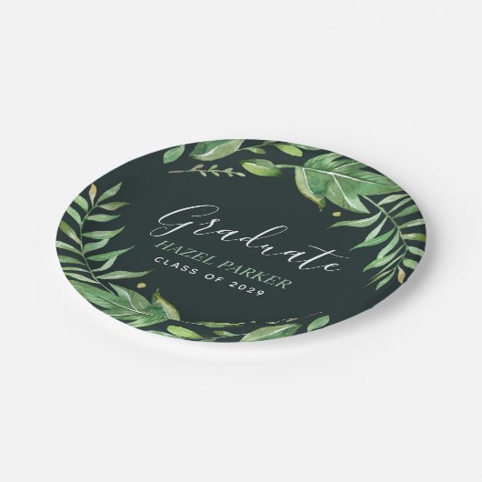 Boho verlaat persoonlijk Afstuderen Papieren Bordje (Gekanteld)