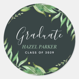 Boho verlaat persoonlijk Afstuderen Ronde Sticker