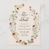 Boho Verloving Feest Briefkaart (Voorkant)