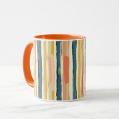 Boho Verticale Streep Mok (Voorkant links)