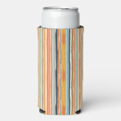Boho Verticale Streep Seltzer Blikjeskoeler (Seltzer Voorkant)