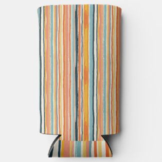 Boho Verticale Streep Seltzer Blikjeskoeler