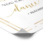 Boho vertrouwt me dat je kunt dansen met een zwart poster (Hoek)