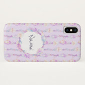 Boho vether waterverf art. name paars hoesje (Achterkant (horizontaal))