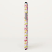 Boho vether waterverf art name roze hoesje (Achterkant / rechts)