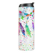 Boho vethers thermale tumbler thermosbeker (Gedraaid links)