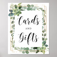 Boho vetplant groen blad kaarten en cadeaus