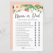 Boho vetplanten raden wie mam of pap douchegame (Voorkant / Achterkant)