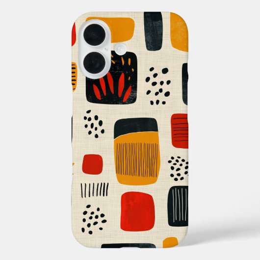 Boho Vibes - Abstracte tribale patroon telefoonhoe Case-Mate iPhone Case (Achterkant)
